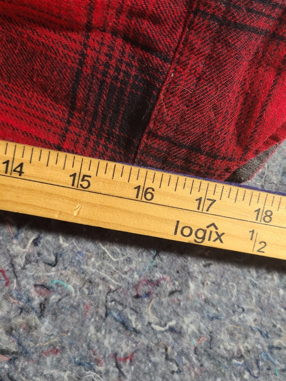 Field & Stream Original Outfitter Flannel Shirt Mens Large Red Black Plaid - Picture 5 of 5